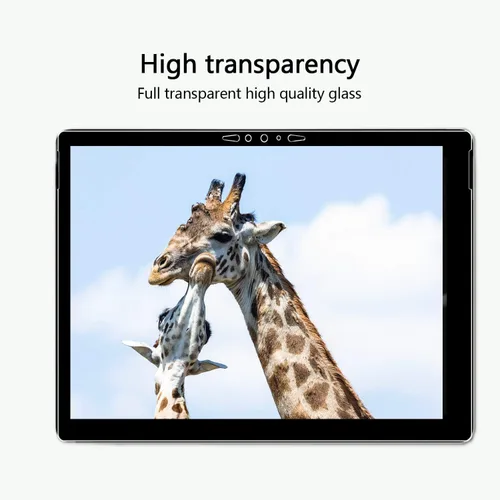 Vista 2 de Megoo Protector de pantalla para Microsoft Surface Go 4/3/2/1, vidrio templado 9H, anticaídas, hidrofóbico, oleofóbico, 9.5 x 6.7 in, 10,5 pulgadas