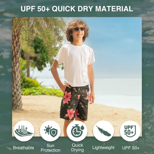 Vista 110 de Kanu Surf Traje de baño Yolo de secado rápido UPF 50+ para niños