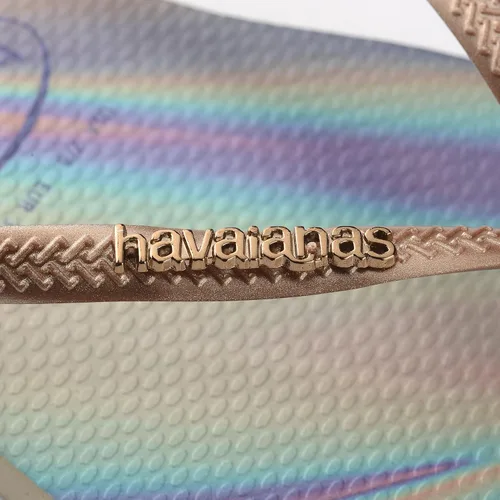 Vista 5 de Havaianas Sandalias delgadas iridiscentes para mujer