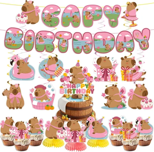 Vista 12 de 35 decoraciones de cumpleaños con texto en inglés "Isn't She Onederful", decoraciones de primer cumpleaños para niñas, fácil instalación, incluye