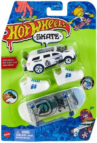 Vista 6 de Hot Wheels Skate Board 6 Shoe 2 DC 6 Vehículo de juguete para niños a partir de 5 años
