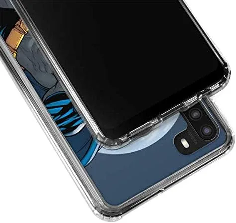 Vista 2 de Skinit Funda transparente compatible con Galaxy A21, con licencia oficial de DC Comics Batman listo para diseño de acción