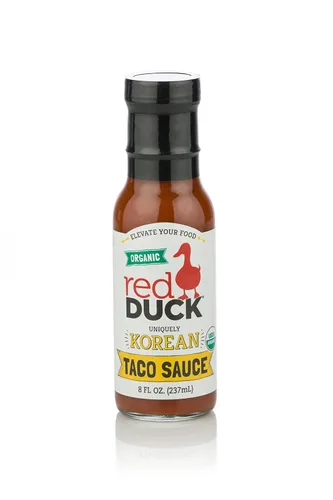 Vista 8 de Red Duck Salsa orgánica para tacos Actually Spicy, sin gluten, totalmente natural (picante, 8 onzas líquidas)