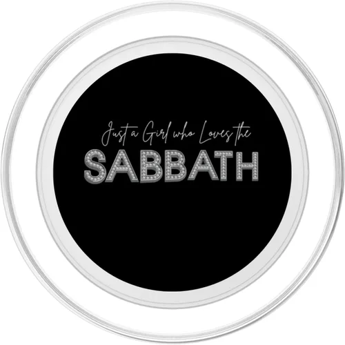 Vista 2 de Just a Girl who Loves the Sabbath. 7th Day Sabbath Keeper PopSockets MagSafe PopGrip for iPhone