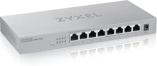 Vista 8 de Zyxel Conmutador Ethernet de red de 5 puertos No administrado 2.5G XMG-105 5x 2.5G + 1x 10G SFP+, Fanless, Plug-and-Play Installation