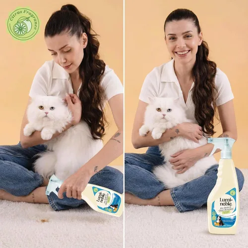 Vista 6 de Spray removedor de manchas y olores para mascotas, limpiador enzimático