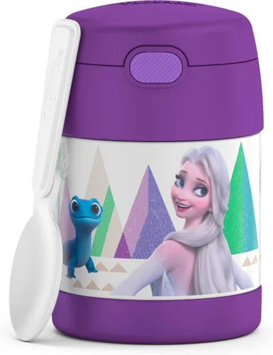 Vista 22 de THERMOS FUNTAINER - Tarro de comida para niños con cuchara, 10 onzas, Baby Shark