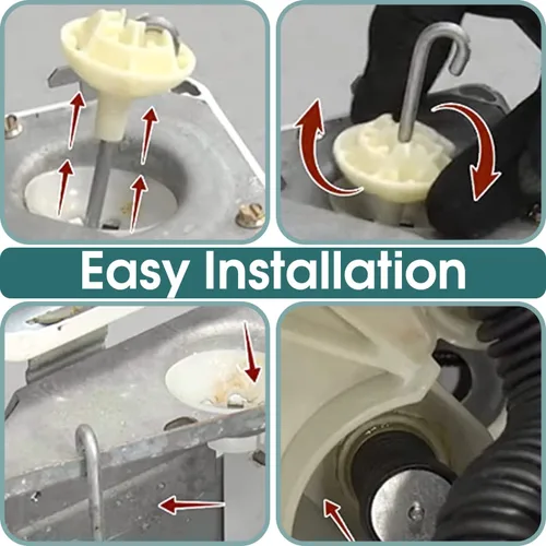 Vista 2 de W11130362 Kit de varilla de suspensión de lavadora para Whirlpool para Kenmore y para lavadoras Amana Reemplazar 11022352510 WTW5000DW2 MVWC565FW0