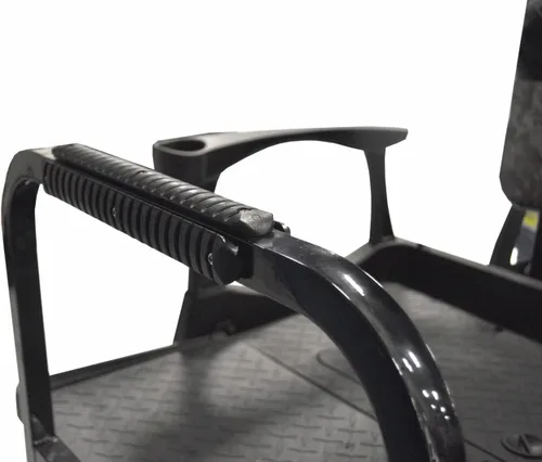 Vista 5 de MadJax Genesis 300 - Kit de asiento trasero de aluminio para modelos EZGO RXV 2008 en adelante, cojines negros de lujo