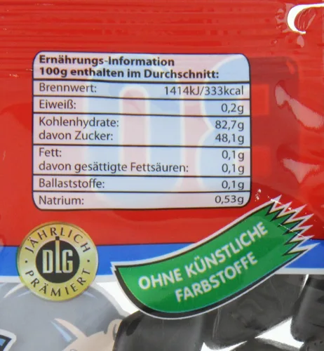 Vista 2 de Haribo GmbH & Co. KG: Haribo Salino – 1 Beutel Ã 200 gr