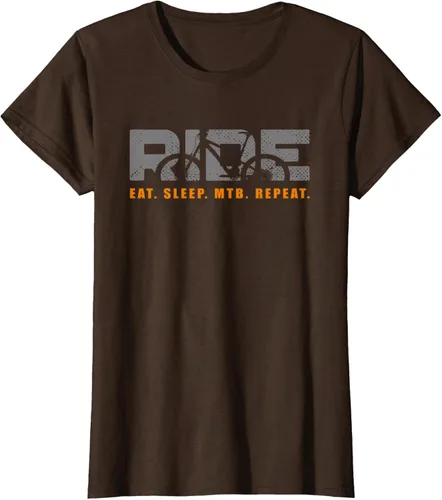 Vista 20 de Bicicleta de montaña - Camiseta MTB vintage Negro