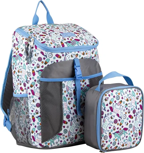 Vista 24 de FUEL Top Loader - Juego de mochila para el almuerzo, resistente al agua, bolsa para libros, suave, reutilizable, aislada, bolsa térmica para viajes
