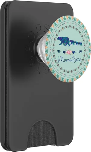 Vista 8 de PopSockets PopSockets PopGrip intercambiable con tres cachorros y menta verde