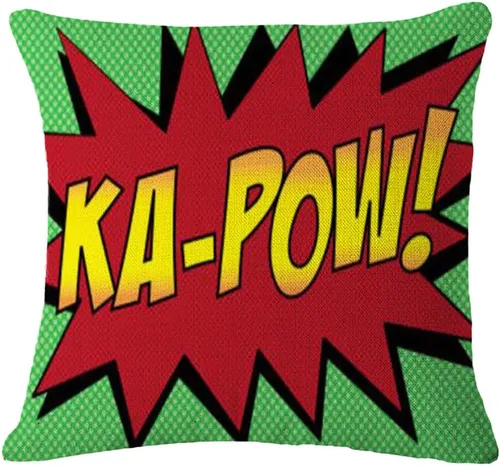 Vista 17 de Hi-Shop - Funda de almohada decorativa de lino y algodón de 18 x 18 pulgadas (11)