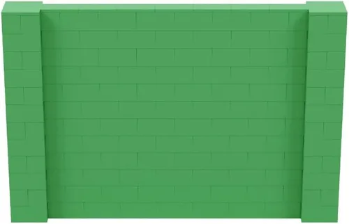 Vista 59 de EverBlock Kit de pared de 5 x 4 pies Bloques de construcción modulares Sistema de pared para edificios, pantallas y estructuras Divisor