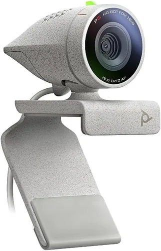 Vista 2 de Cámara Web Profesional Poly Studio P5 (Plantronics) - Cámara para portátil HD 1080p para videoconferencia y aprendizaje a distancia - Montura