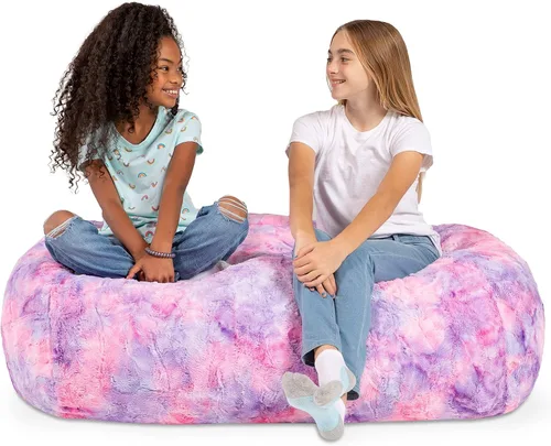 Vista 26 de Jaxx Lounger Jr. Puff Azul