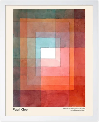 Vista 8 de Poster Master Póster vintage de Paul Klee – Impresión retro de cómicos – Arte de dibujo – Arte abstracto – Regalo para hombres y mujeres – Estilo-09