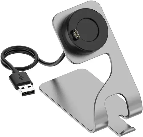 Vista 8 de Garmin Fenix 7X Pro Sapphire Solar, reloj inteligente GPS multideportivo, linterna integrada, carga solar, titanio con banda gris nieblanaranja
