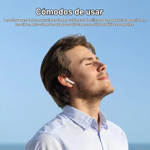 Vista 7 de ASKUBSKU Auriculares inalámbricos para Samsung S25 Ultra S26 S24 S23 Fe S22 Blanco