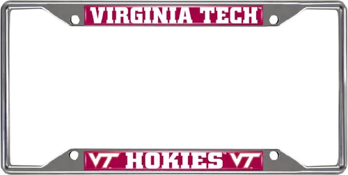 Vista 8 de FANMATS NCAA - Marco de matrícula de metal cromado unisex para adultos