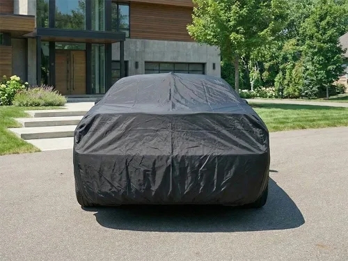 Vista 6 de CarsCover - Ajuste personalizado 2008 - 2017, Cubierta auto Dodge Challenger Cubierta auto Xtrashield, cubierta negra