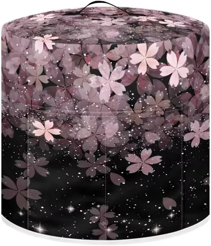 Vista 17 de GLENLCWE Funda para olla a presión de esqueleto de sangre roja para olla arrocera de 3 cuartos de galón, cubierta antipolvo de Halloween, cubierta