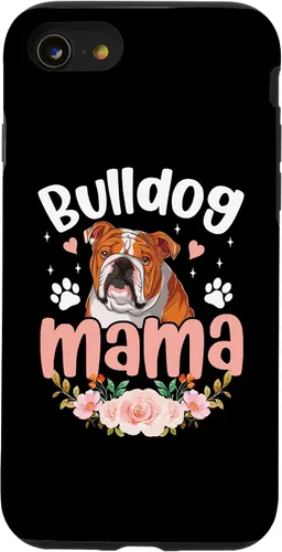 Vista 13 de Funda para iPhone 14 Bulldog Mama Bulldog Inglés Amante Perro Mamá Dueño Madre