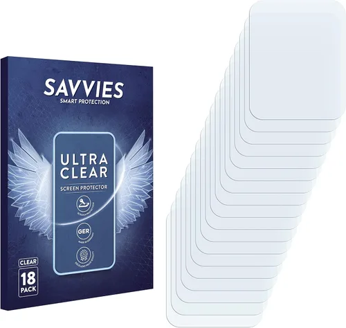 Vista 5 de savvies Protector de pantalla puede usarse con Vwar DT7 Max Serie 7 (1.772 in) Protector de pantalla transparente, paquete de 18