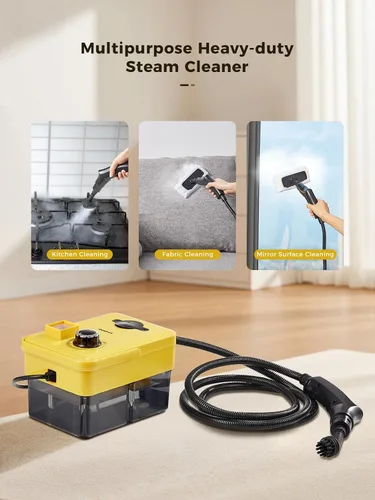 Vista 9 de Limpiador de vapor de mano, vapor de alta presión de 2500 W