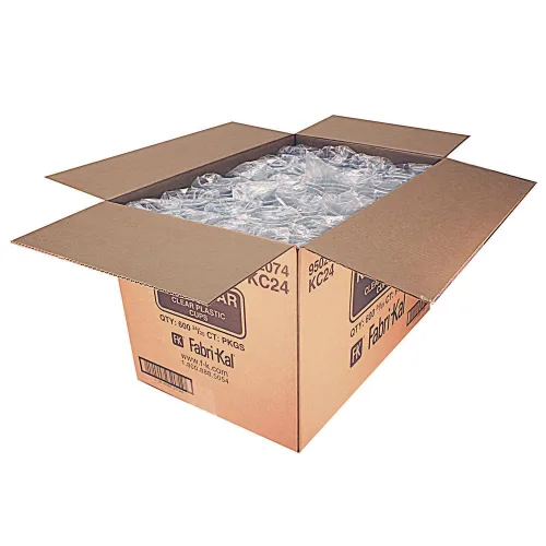 Vista 4 de Fabri-Kal 9502074 KC24 PET Clear Squat - Vaso de 24 onzas - 600 / CS