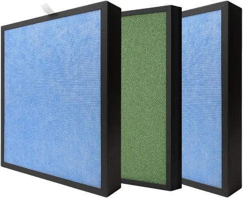 Vista 11 de Nispira Filtro de repuesto de carbón activado HEPA 4 en 1 compatible con purificador de aire HSP002 Smart 2.0, 1 paquete