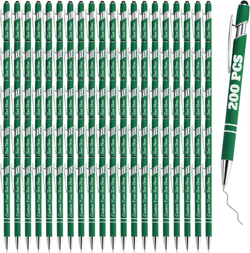 Vista 69 de Bolígrafos personalizados a granel 10 con nombre, grabados con punta de lápiz, bolígrafos de bola personalizados de escritura suave, regalos