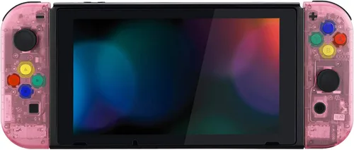 Vista 8 de eXtremeRate - Carcasa de control portátil Joy-Con con set de botones completo, repuesto de carcasa hazlo tú mismo para control de Nintendo Switch