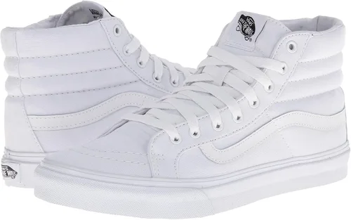 Vista 13 de Vans Sk8-Hi - Zapatillas de skate unisex de alta calidad, cómodas y duraderas en suela de goma gofrera Negro (negro/blanco)