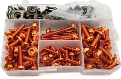 Vista 12 de Bodywork Kits Motorcycle Fairing Bolt Nuts Kit Body Fastener Screws for FZ6R MT01 MT03 MT25 MT125 FZ8 TDM 900 MT125 YZF R15 XT660 Parts