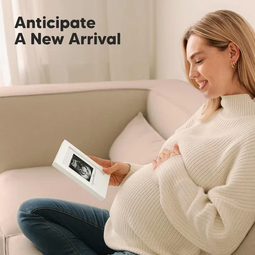 Vista 9 de KeaBabies Portarretratos de ecografía para bebé, modernos marcos de fotos de ultrasonido para mamá, regalos de primer embarazo para futura mamá
