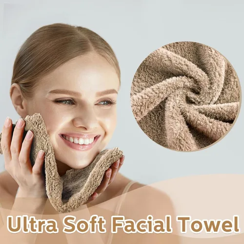 Vista 4 de Newwiee 100 piezas de toallas de lavado de secado rápido para baño, toallas de 12 x 12 pulgadas, toallas faciales de microfibra suaves, paños