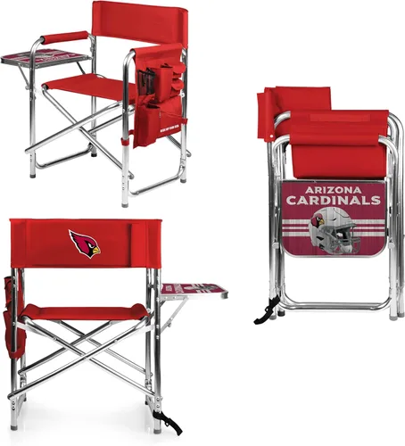 Vista 45 de Picnic TIME NFL Unisex-Adult NFL Sports Chair with Side Table, Beach Chair, Camp Chair for Adults