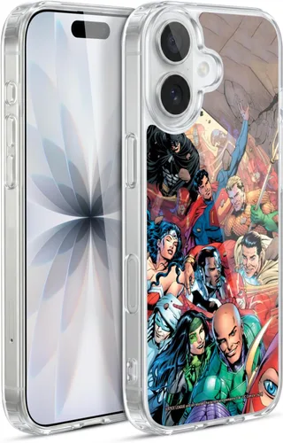 Vista 33 de Head Case Designs Funda de gel con licencia oficial de la Liga de la Justicia DC Comics #10 Darkseid War Comic Book Cover