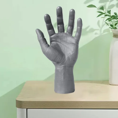 Vista 2 de Menolana Maniquí masculino de PVC mano de los hombres, muestra joyería pulsera guante organizador soporte soporte, mostrando - izquierda