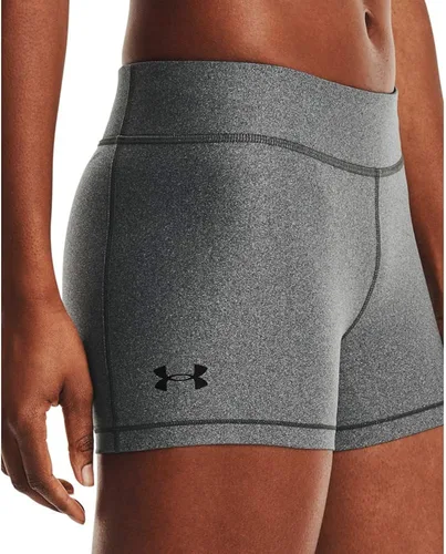 Vista 2 de Under Armour HeatGear - Pantalones cortos de tiro medio para mujer