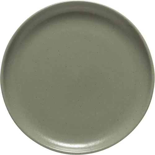 Vista 4 de Casafina Plato de ensalada de cerámica de cerámica de 9 pulgadas, colección Pacifica, gris ostra Vajilla apta para microondas y lavavajillas