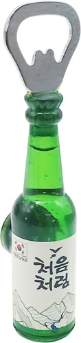 Vista 12 de Abridor de botellas de cerveza de acrílico creativo Forma de taza de cerveza Abrebotellas Accesorios de cocina Refrigerador (B)