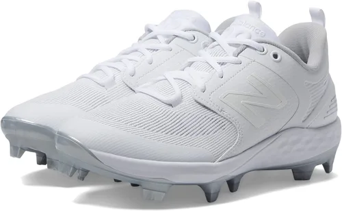 Vista 18 de New Balance Fresh Foam 3000 V7 - Zapatos de béisbol moldeados para hombre, color rojo mercurio/dorado, talla 6.5 M
