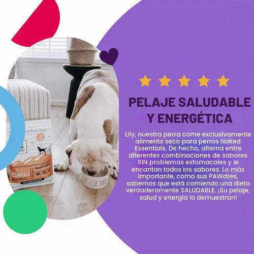 Vista 5 de I and love and you Naked Essentials Alimento Seco para Perros - Pollo + Pato - Alto en Proteínas, Carne Real, Sin Rellenos, Prebióticos +