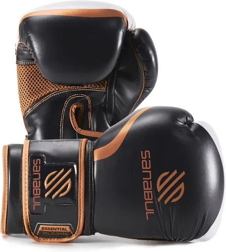 Vista 15 de Sanabul Guantes de boxeo de gel esenciales para hombres y mujeres, Kickboxing MMA, guantes de Muay Thai y bolsa pesada para entrenamiento de boxeo
