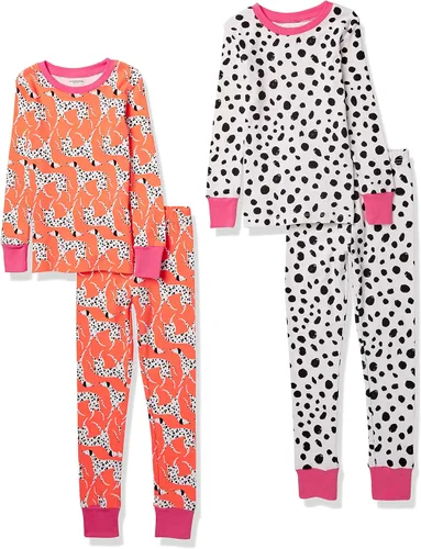 Vista 9 de Amazon Essentials Babies, Toddlers and Boys' Snug-Fit Cotton Pajama Set, Multipacks