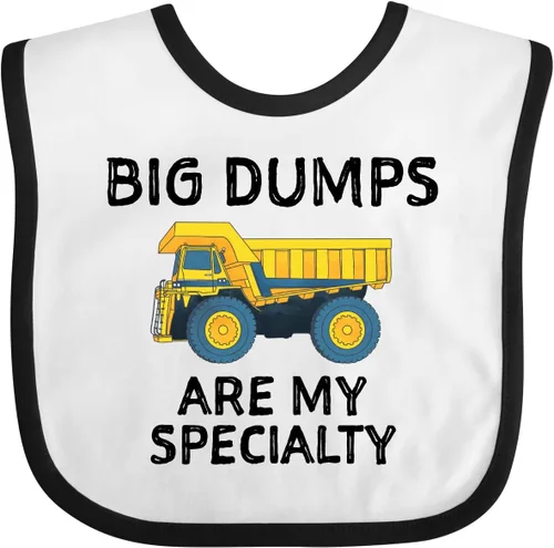 Vista 7 de inktastic Big Dumps Are My Specialty - Divertido y lindo babero para bebé