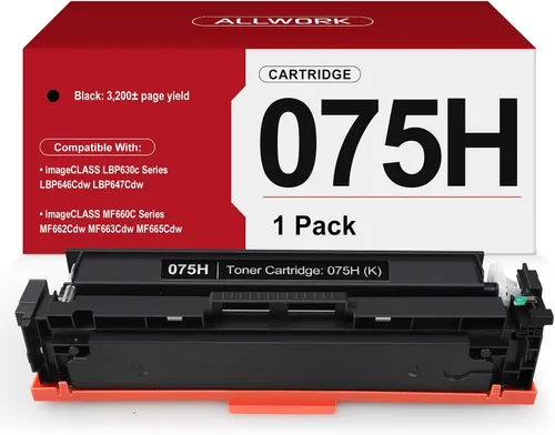 Vista 7 de 075 075H Cartucho de tóner compatible con Canon 075H 075 Juego de cartuchos